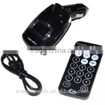 2016 New Car Kit MP3 Player Wireless FM Transmitter Modulator USB SD MMC LCD Remote photo-2