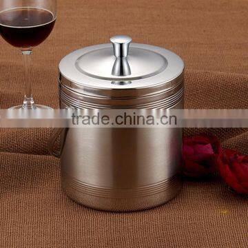 Round Stainless Steel Champagne Ice Bucket for Party and Bar photo-4