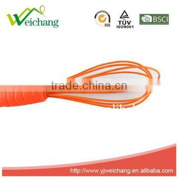 WCJ495 New Design Carrot Handle Egg Whisk Silicone Wire Whisk, Egg Frother, Milk & Egg Beater Blender 10" Hot Sales photo-2