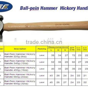 Ball-pein Hammer Hickory Handle photo-3