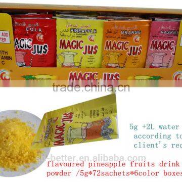 concentrate Instant assorted fruits drinks powder