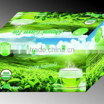 2017 China High Mountain 2g*20bags /box Organic Green Tea West Lake Dragon Well Longjing Tea, Lung-ching Organic Green Tea photo-2