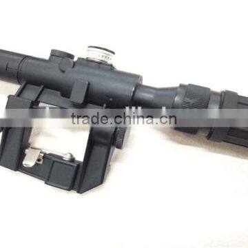 Military Standard Riflescope With SVD 4X24 Red Illuminated Reticle Rifle Scope photo-6