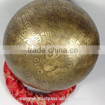 High Quality Tibetan Mantra Carving Special 7 Metal Singing Bowl photo-5