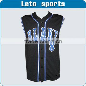 fashion sleeveless baseball jerseys