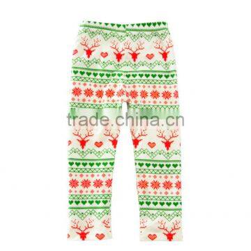 Infant and Child Boy and Girl Christmas Deer Print Two Piece Clothing Sets for 1-3 Years photo-3