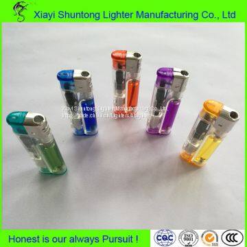 Gas Style Wholesale Transparent Plastic LED Lighter photo-2