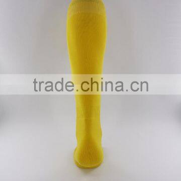 Yellow Knee High Nylon Football Socks Men photo-6