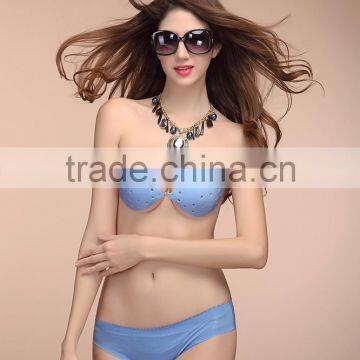 2015 New Design Push up Sexy Girl Panty Bra photo-3