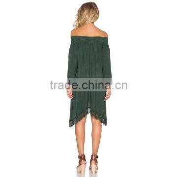 2016 New Fashion Ladies Dress Design Long Sleeve Women Casual Ladies One Piece Dress photo-3