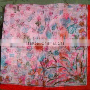 100 % SILK PRINTED SCARF