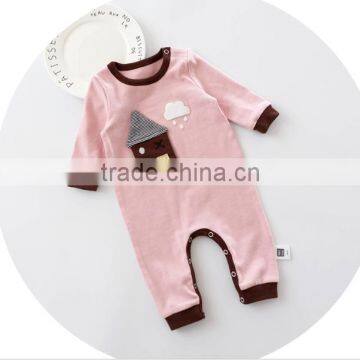 S17709A Cotton Baby Clothing Long Sleeve Baby Romper photo-5