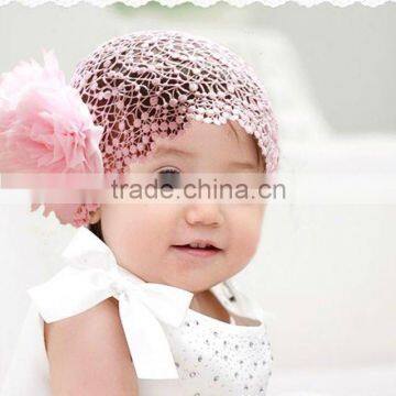 fabric flower baby headbands