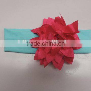 Kids Girl Flower Raglan Hairwear Persnickety Remake Cotton Bowknot Baby Girl Headbands Children Craft Hairband Wholesale 2016 photo-2