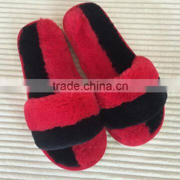Ladies Shoes Fur Quiet Warm Winter Indoor Home Slipper photo-2