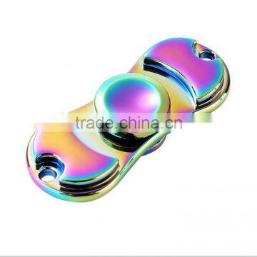 Rainbow Colorful Fidget Hand Spinner Toy Stress Reducer, High Speed Focus Toy for Relieving ADHD, Anxiety EDC Tri-Spinner photo-5