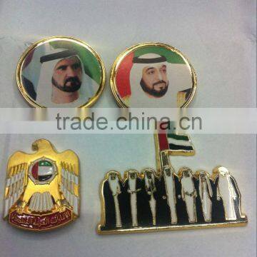 Custom Metal Magnet Badge,UAE Badge for National Day photo-3
