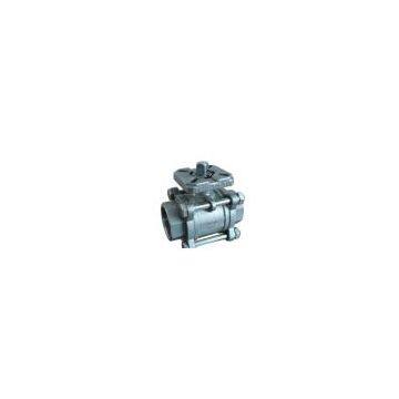 3PC full bore ANSI 1000WO forged steel ball valve