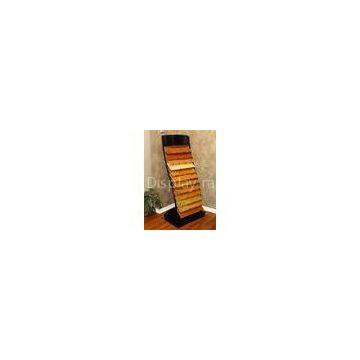 Unique MDF / wood Flooring Display Racks sheet metal, tube Material 12 wire shelves
