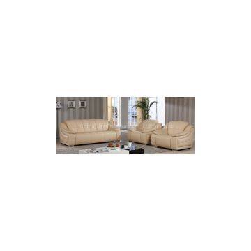 LBZ-0838# Beige Sectional Leather Sofa Living Room Leather Sofas