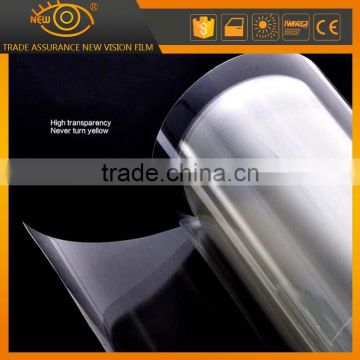 Glossy white car paint protection film car wrap sticker with air bubble free