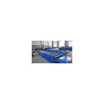 Automatic Color Steel Roof Panel Roll Forming Machine With 8-15m/Min