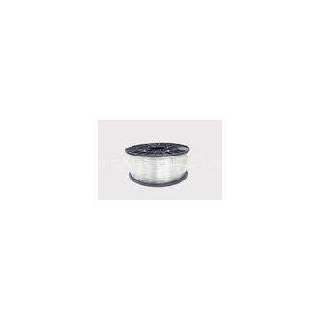 Clear White PETG Filament For 3D Printer With Black Plastic Spool SGS Rohs
