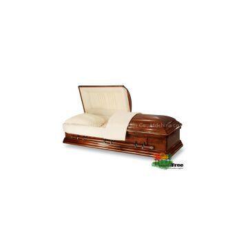 Solid Wood Coffin Wood Casket Wood Coffin photo-3