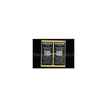 Electronic Batery Paper Roll Printed Stickers Labels with Glossy Lamination