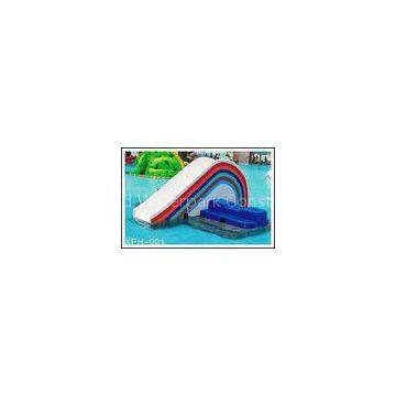 Small Rainbow Bridge Slide, Children Trumpet Water Pool Slides Equipment