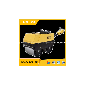 Hydraulic vibratory double wheel roller China factory direct