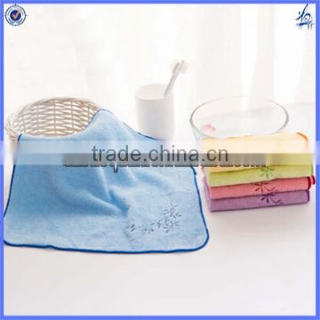 2015 hot sale square bamboo fiber face towel China mamufacturer