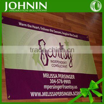 Inkjet digital printing outdoor mesh polyester custom big flags edge banner