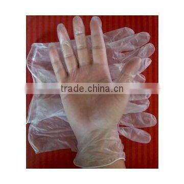 Cheap smooth disposable PVC gloves/vinyl gloves