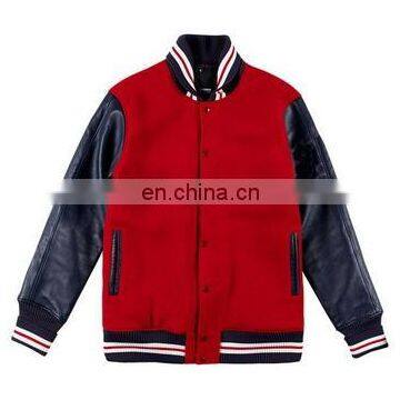 2015 high school varsity jacket/Custom OEM wholesale baseball sports style suede leather men varsity jacket