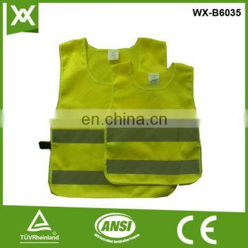 polyester 120Gsm class2 tape high visibility children safety reflective jacket, children safety reflective jacket