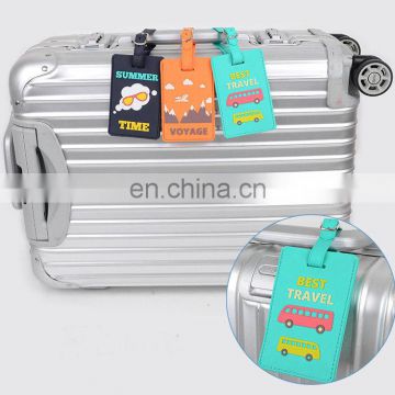 Factory direct low price promotional gift soft pvc luggage tag