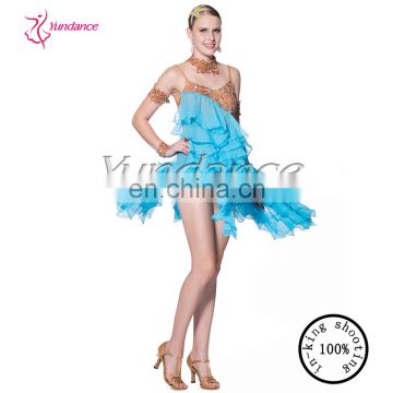 L-11315 2016 Latest Elegant Latin American Dancing Dresses