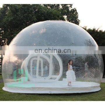 Top Quality PVC Material Inflatable Transparent Lodge Tent for Event Bubble Tent for Event,romantic Clear Multi-room Tent photo-3