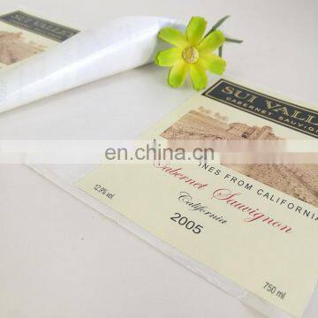 Cheap Adhesive Label Sticker Custom Premium Wine Sticker Label Printing photo-5