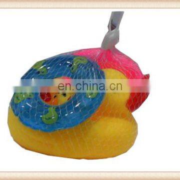 floating yellow rubber bath duck toy