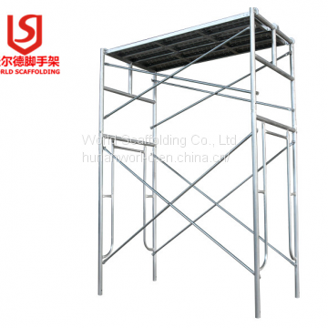 Frame Scaffolding System Hot Dip Galvanized Pre-galvanized Scaffolding With Walk Board Brace photo-2