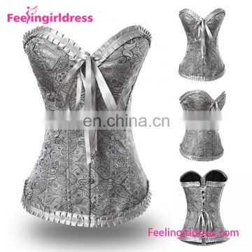 Hot Sales Wholesale Gray Women Slimming Corset Sexy