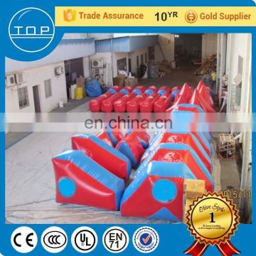 Popular adult games inflatable bunkers for rental paintball equipment with high quality