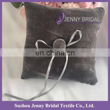 RP05 Celtic Ivory Velvet Square Wedding Ring Cushion Ring Bearer Pillow photo-6