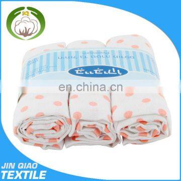 Cotton Gauze Double Weave Muslin Swaddle Blanket Baby Diaper Super Soft