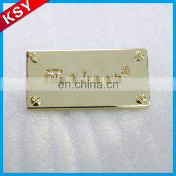 Custom Metal Garment Clothing Labels With Engraved Logo photo-4