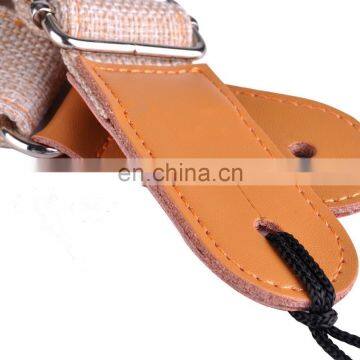 2017 New Design Leather Ends Cotton Ukuelel Straps photo-4