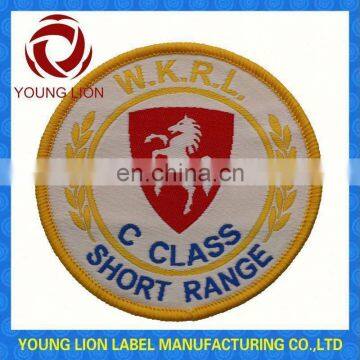 iron-on custom uniform embroidery patch