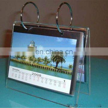 Wholesale factory price high quality portable acrylic calendar stand